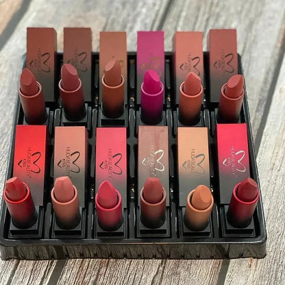 M U Styles| Beauty Matte Lipstick 12 Pcs Set