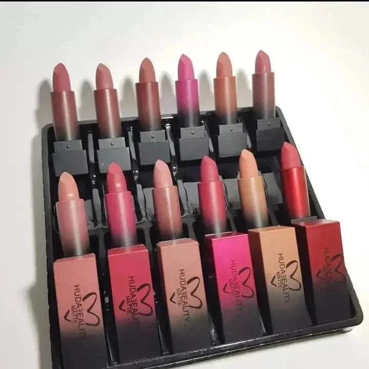 M U Styles| Beauty Matte Lipstick 12 Pcs Set