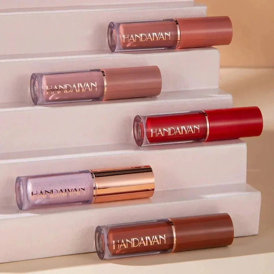M U Styles | Super Glossy 12-Piece Lip Set | Vibrant Colors and Smooth Finish