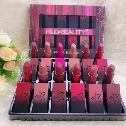 M U Styles| Beauty Matte Lipstick 12 Pcs Set